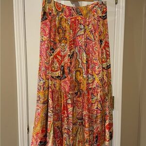 Anthropologie Maeve skirt, colorful and beautiful. Size Medium